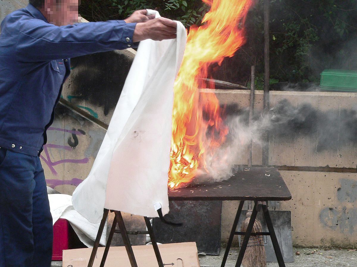 How To Use A Fire Blanket Fire Extinguishers NZ